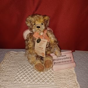 Hermann* German, made teddybear. Vintage. Nwts glorious angel